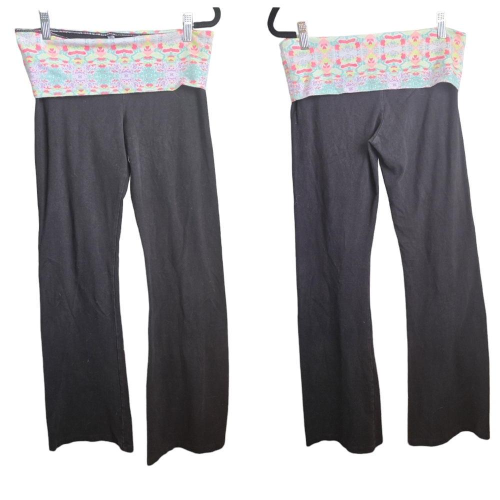 VICTORIA'S SECRET VINTAGE Y2K FOLD OVER YOGA PANTS - Picture 1 of 2